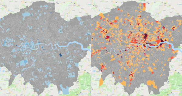 London population changes