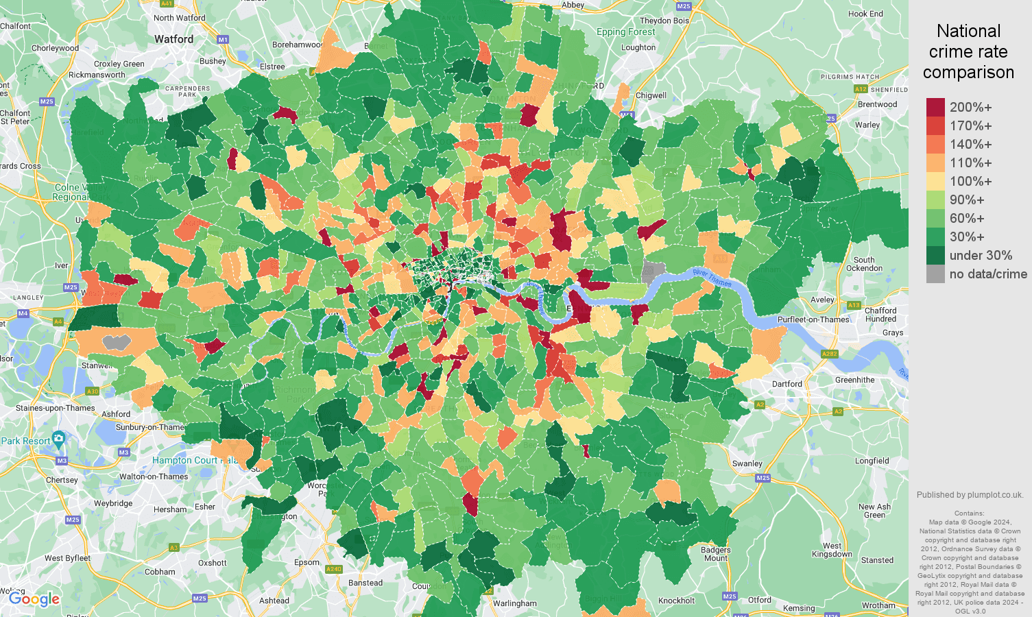 London Public Order Crime Statistics In Maps And Graphs September 2024