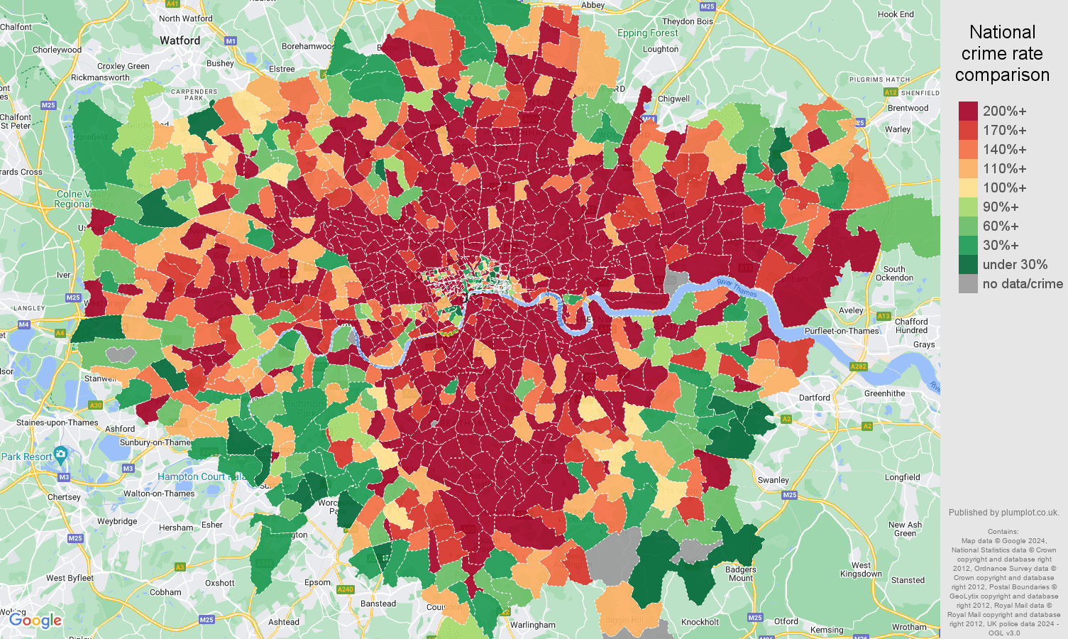 London Robbery Crime Statistics In Maps And Graphs September 2024