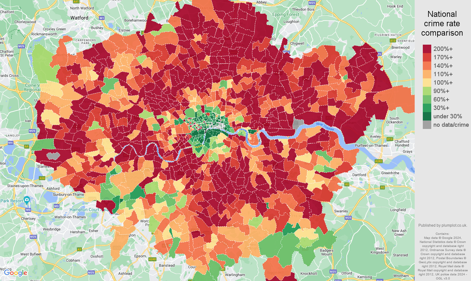 London Vehicle Crime Statistics In Maps And Graphs September 2024