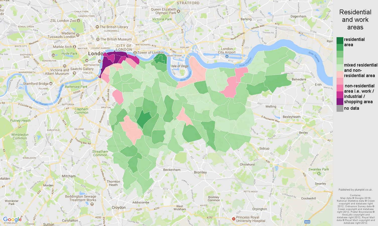 South East London Population Stats In Maps And Graphs 